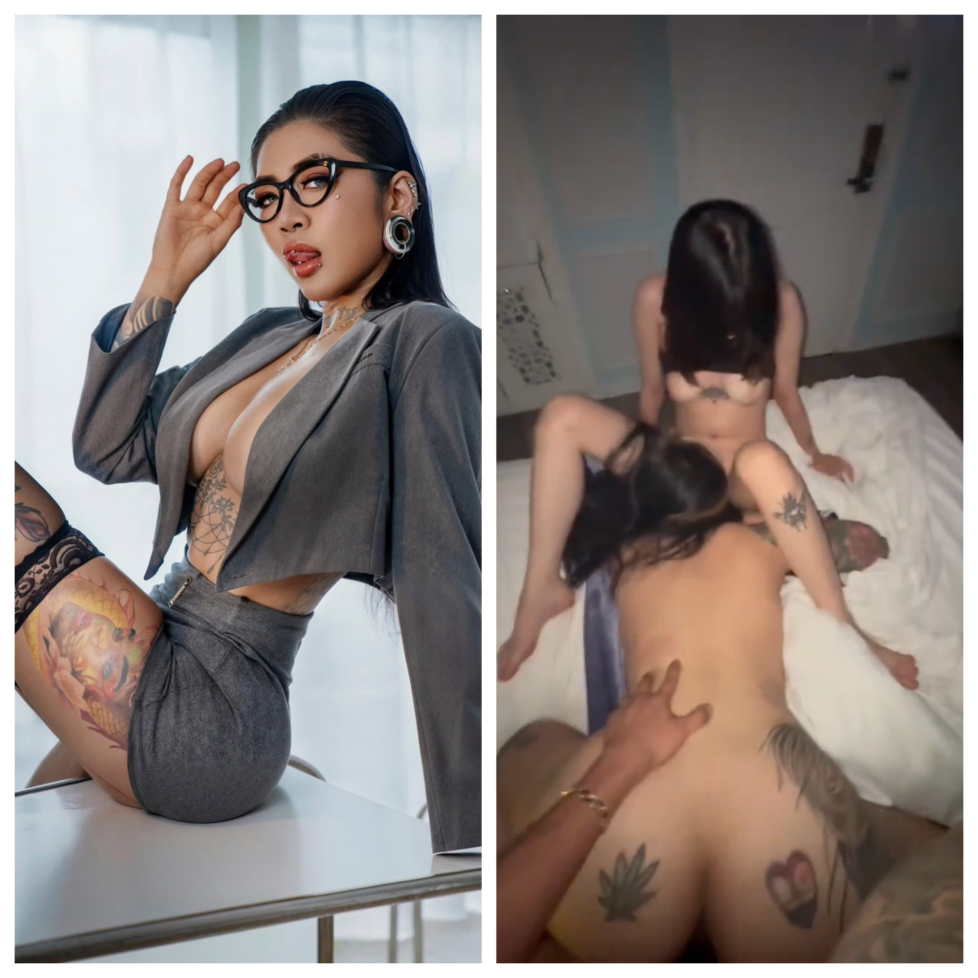 Clip sex Thủy Tạ vừa bú bóng vừa địt nhau tập thể với hội bạn gym